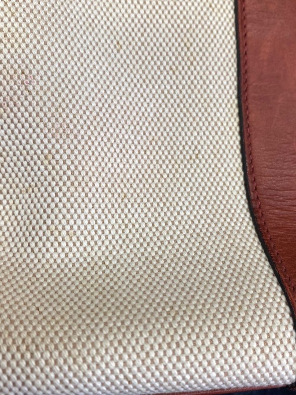 Hermes Handbag Fourre Tout PM Half Leather Tote Travel Business - Picture 11 of 12